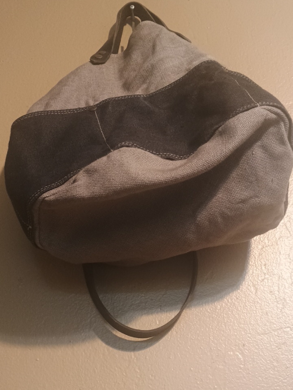 Tampico Made in France Brown Canvas Tote - Picture 6 of 6
